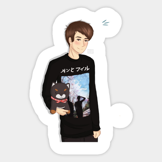 Daniel Howell Blossom Dan And Phil Sticker Teepublic