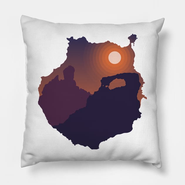 Gran Canaria Pillow by Silhouettes