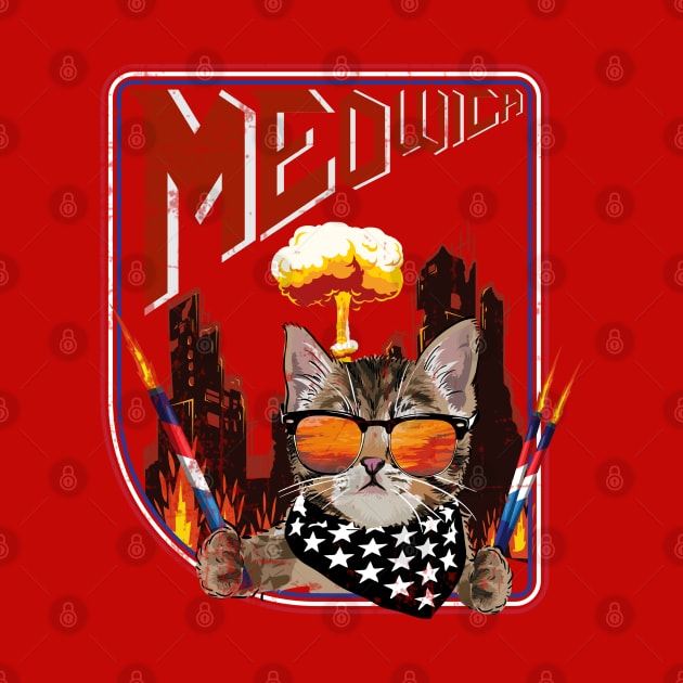 Meowica Funny 4th Of July -Cat Lover Gift by meowstudio