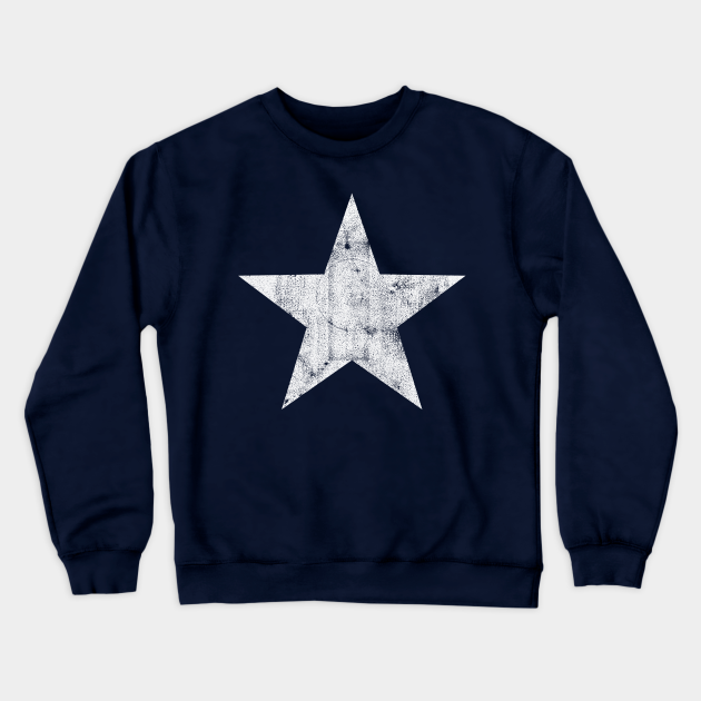 White Star Revolution Star Crewneck Sweatshirt Teepublic teepublic