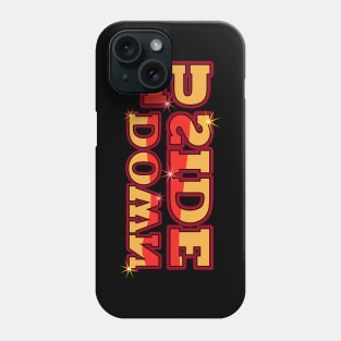 up side down red wave Phone Case