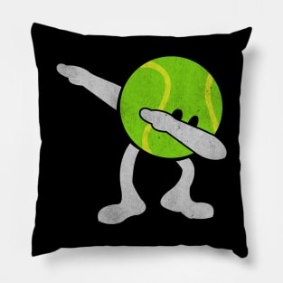 Vintage Dabbing Tennis Ball Pillow