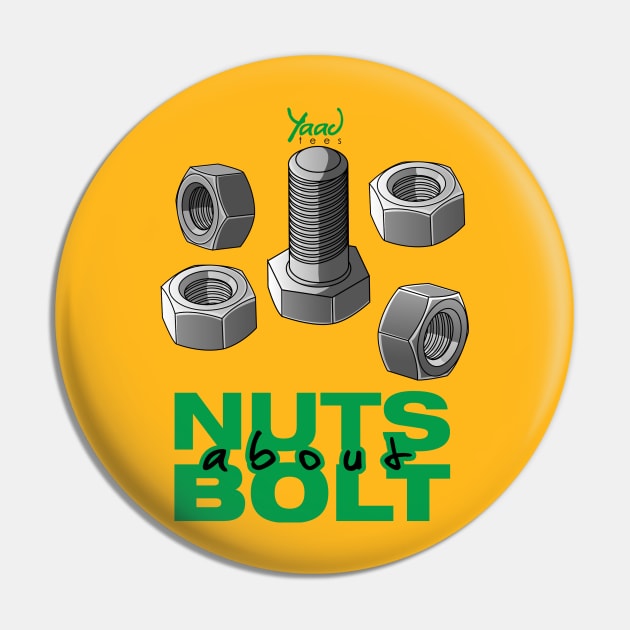 Nuts about Bolt Pin by kirkoashley