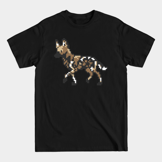 Disover 8bit African Wild Dog - Animals - T-Shirt