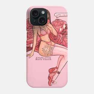 St Valentine day girl Phone Case