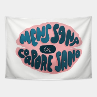 Mens sana in corpore sano Tapestry