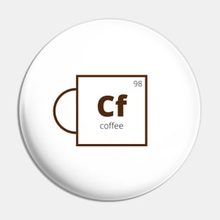 Coffee science element Pin