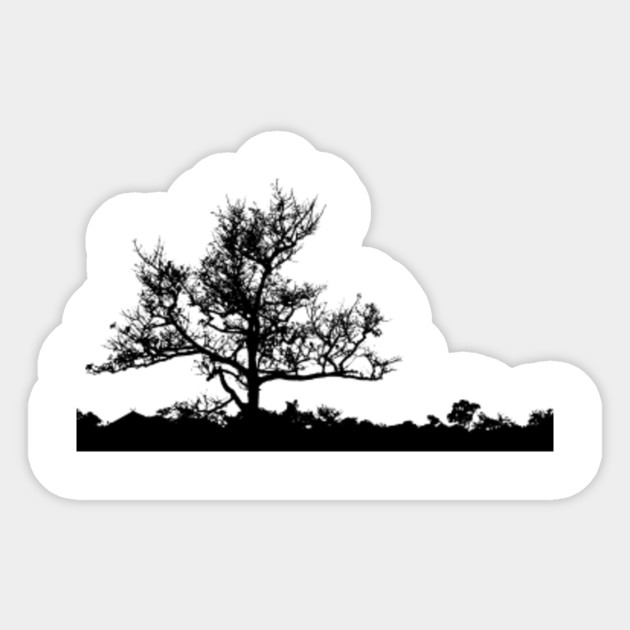 Limited Edition Exclusive Leafless Tree Landscape Silhouette