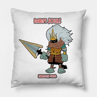 Nameless King In Cuphead Style Pillow