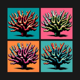 Pop Staghorn Coral - Cool Underwater T-Shirt