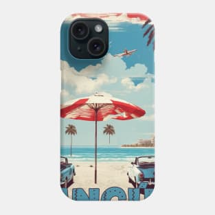 Cancun Mexico Vintage Poster Tourism 3 Phone Case