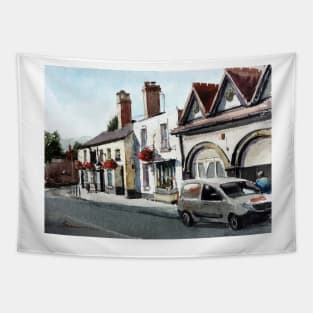 The Swan Inn Newport Shropshire England Tapestry