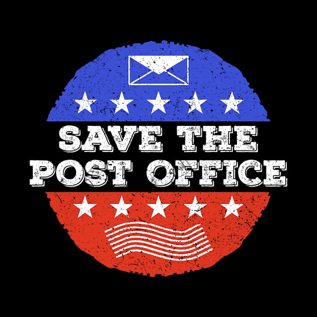 Retro Vintage Save The Post Office by KawaiinDoodle