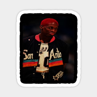 Dennis Rodman - San Antonio Spurs Vintage Magnet