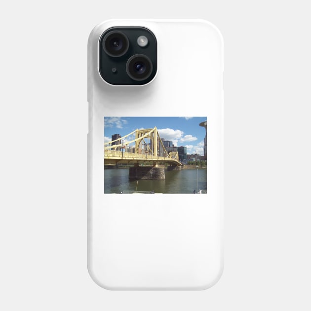 Roberto Clemente Bridge Pittsburgh Pa Phone Case by PugDronePhotos