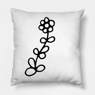 Flower and Leaves Pillow