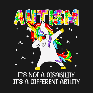 Autism is different ability skeleton T-Shirt