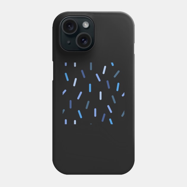 Sprinkle Confetti Blue Chunkies Phone Case by Oddoty