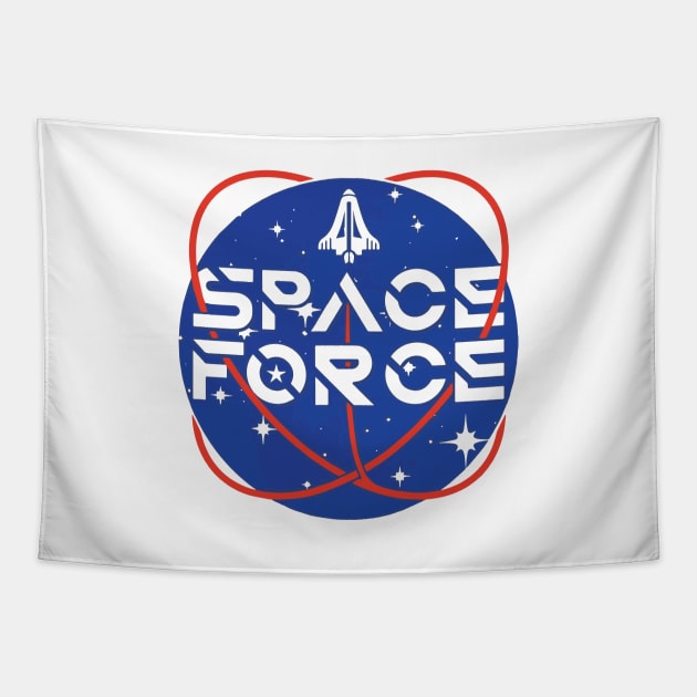 Space Force Tapestry by Gestalt Imagery