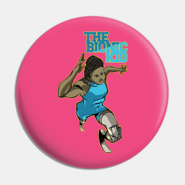 Bionic Girl Pin by Diva and the Dude