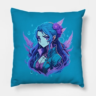 Elf Water Mage Pillow