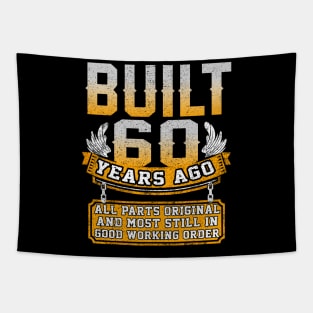 Funny 60th Birthday B-Day Gift Saying Age 60 Year Joke Tapestry