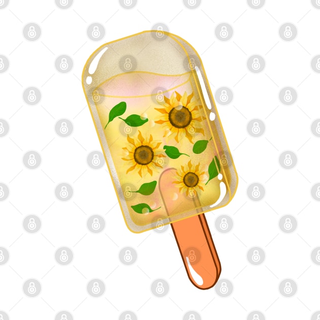 Fresh Sunflowers Ice Pop by Kimprut