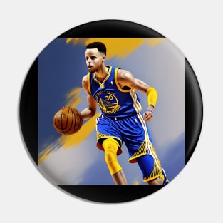 Golden State Basketball Pin