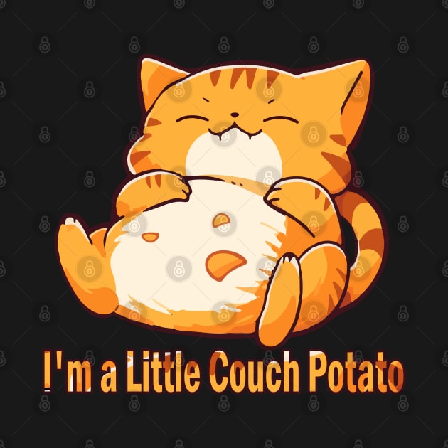 I'm a little couch potato cat by Myanko