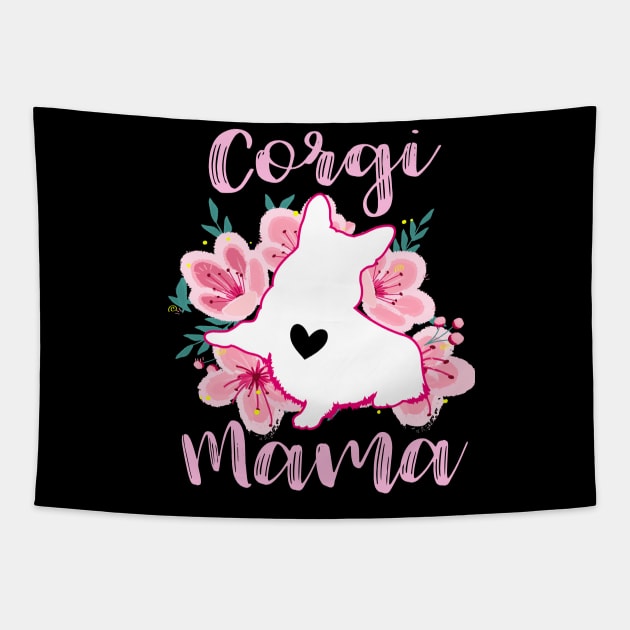Corgi mama Tapestry by PrettyPittieShop