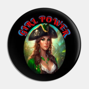 Girl power, purple pirate queen Pin