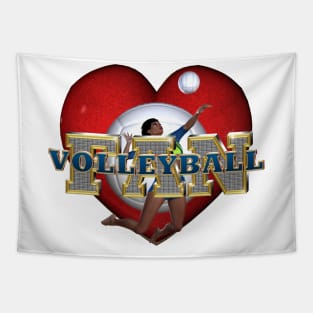 I Heart Volleyball Tapestry