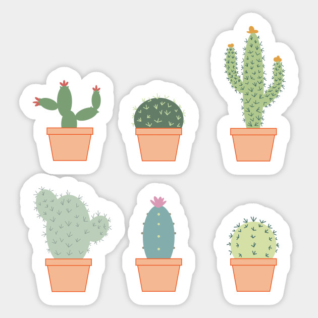 Cute Cactus - Cactus - Sticker | TeePublic