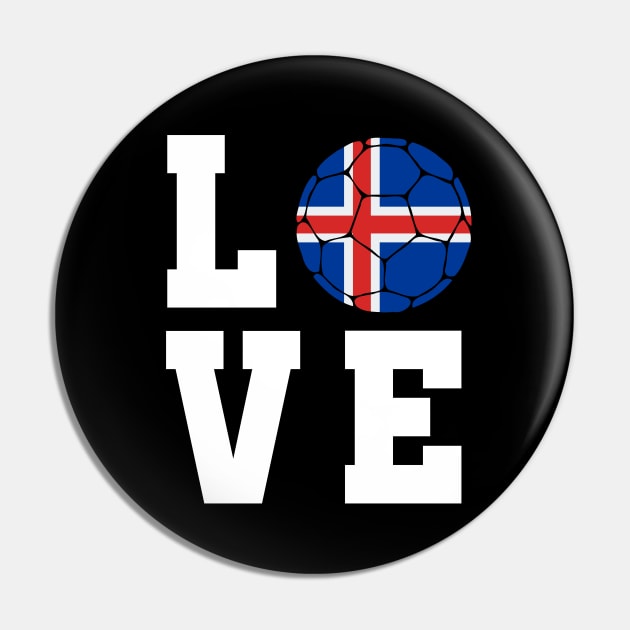 Iceland Football Pin by footballomatic