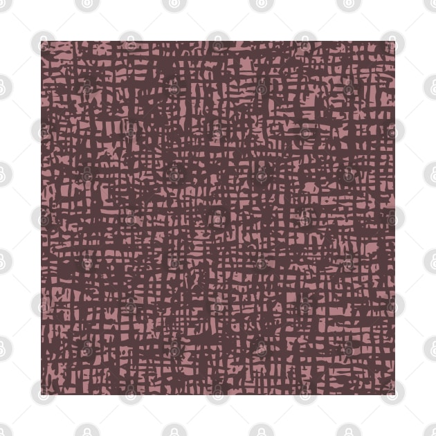 Fibre Mesh Pattern (Pink Red) by John Uttley