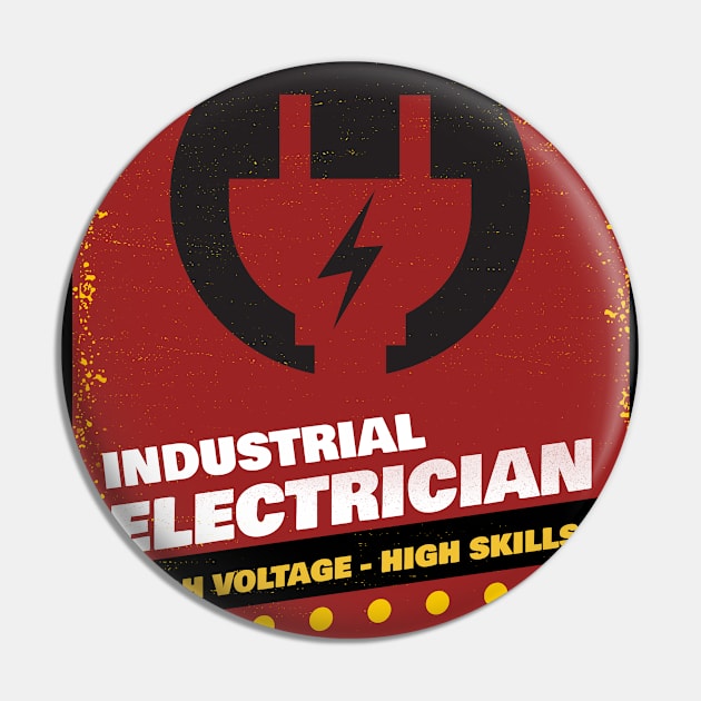 Industrial electrician high voltage high skills, electrician gift, High voltage, lineman, Pin by One Eyed Cat Design