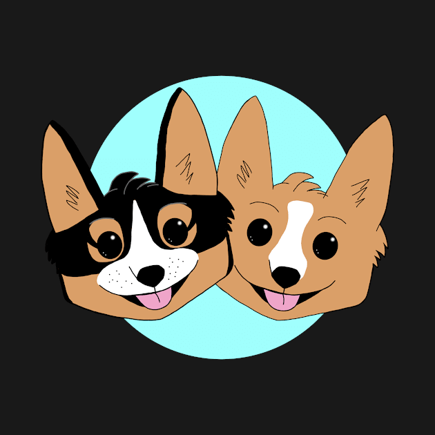 The FANily and The Fangirl Corgis - No Text by thefangirl