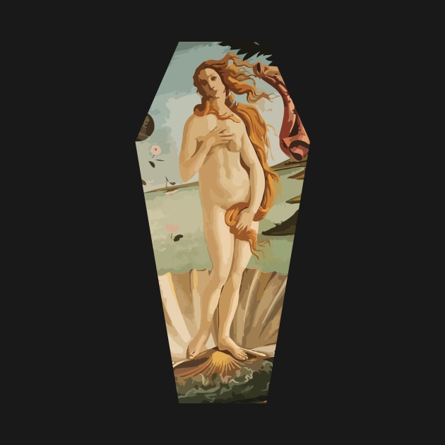 Birth of Venus coffin by disturbingwonderland