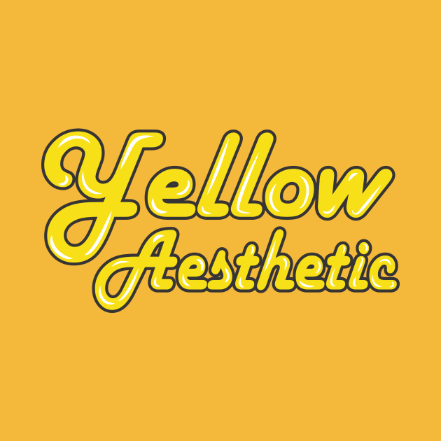 Happy Yellow Aesthetic by FreckleFaceDoodles