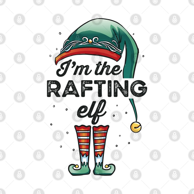 I'm the Rafting Elf Christmas Gift Xmas by qwertydesigns