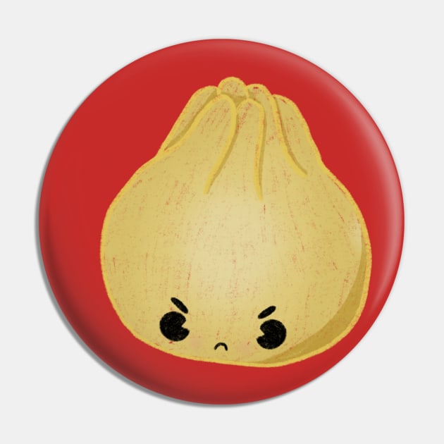 Grumpy Dumpling Pin by Maddyslittlesketchbook