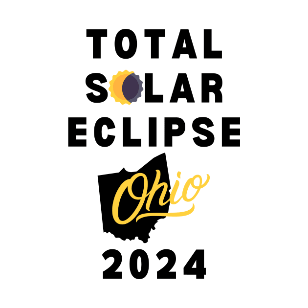 Ohio Eclipse 2024 Eclipse TShirt TeePublic