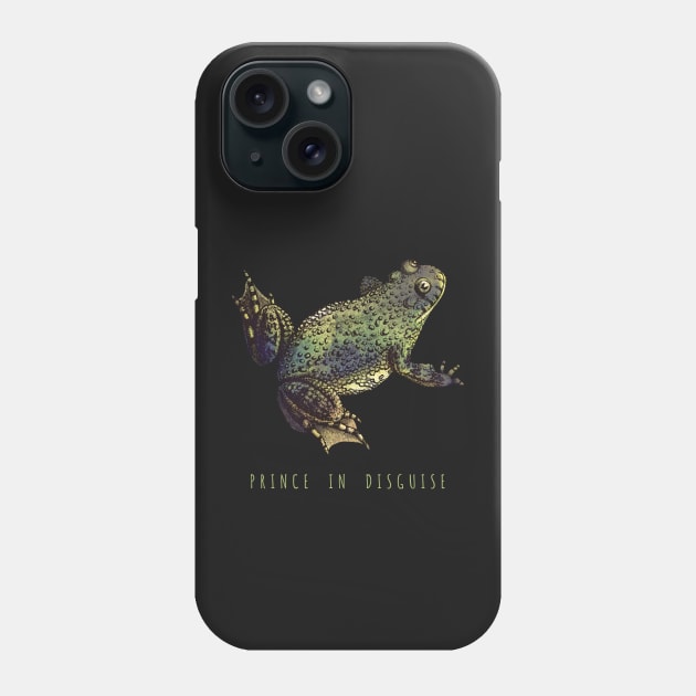 Prince in Disguise - frog/toad Phone Case by directdesign