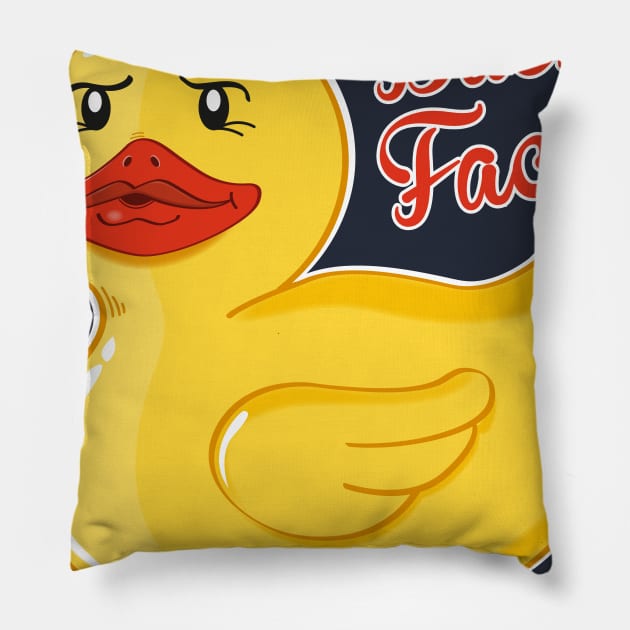 Duck face with a duck Pillow by madebystfn