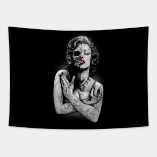 Monroe skull Tapestry