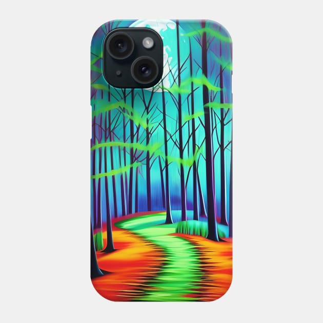 Beautiful Forest Phone Case by Sanzida Design