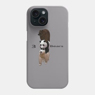 3 bears Phone Case