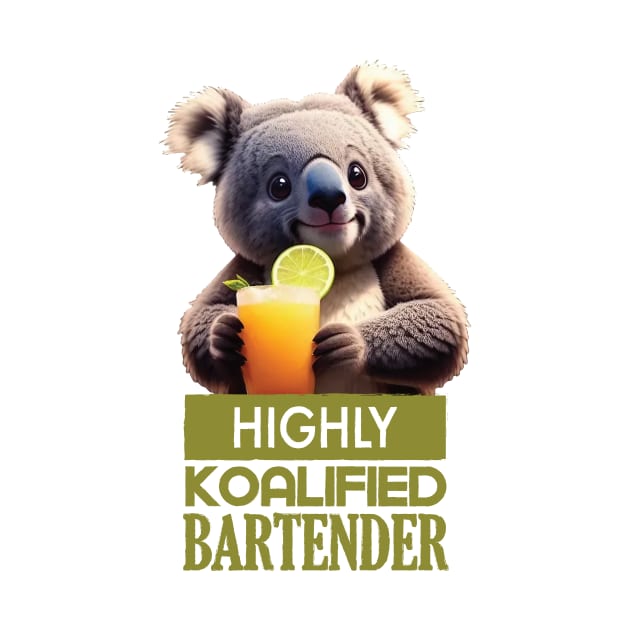 Just a Highly Koalified Bartender Koala 3 by Dmytro