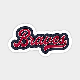 Braves Embroided Magnet