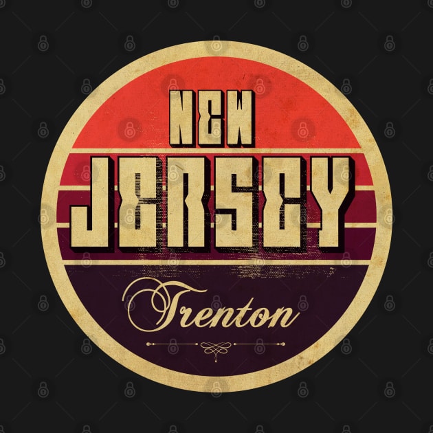 New Jersey Trenton Vintage by CTShirts